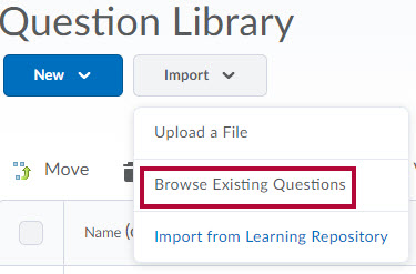 Identifies Browse Existing Questions