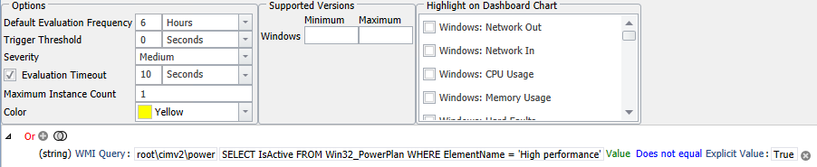 High Performance Power Plan not Enabled
