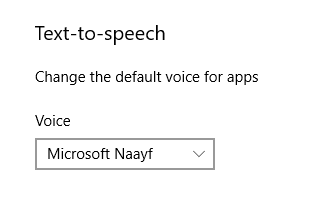 Default Voice