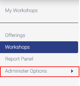 Click Admin Options