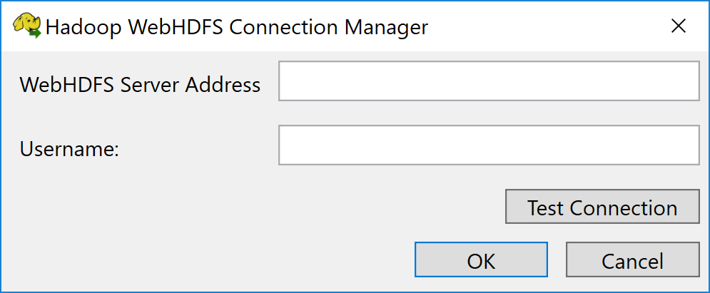 Task Factory Hadoop WebHDFS Connection Manager