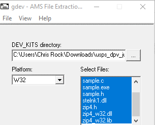 Task Factory AMS Extraction