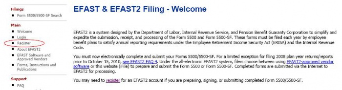 Obtaining EFAST2 Credentials | Employer Help Center