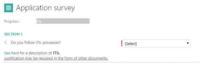 Responding to a survey question that contains rich guidance text