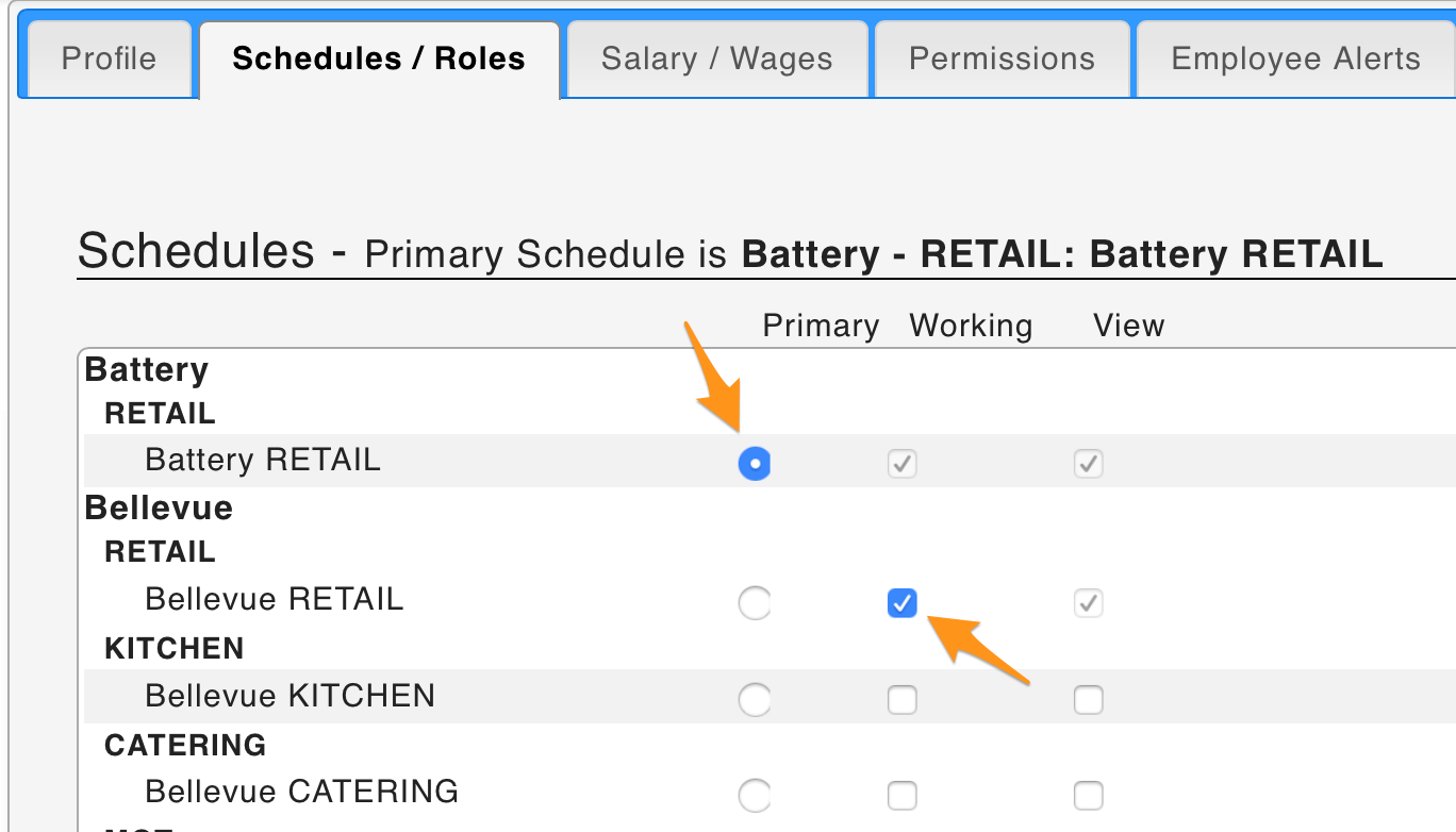 Adding Working Locations and Roles to Employees Dolce Software Knowledge Base