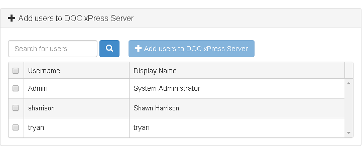 Workbench Server adding users to a feature