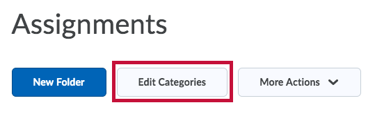Indicates Edit Categories button