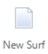 DBA xPress Data Surf New Surf toolbar button