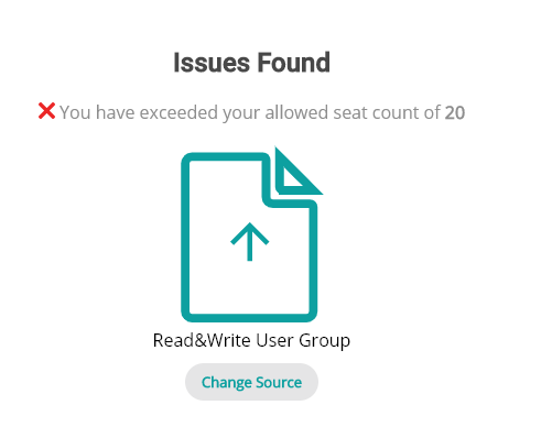 Issues found