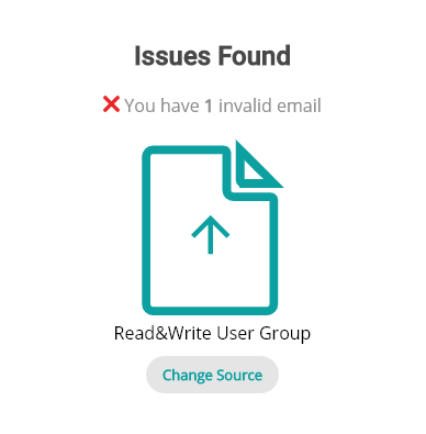 Issues found