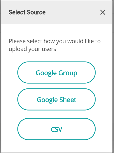 Google Sheet option