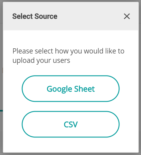 Google Sheet option