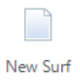 DBA xPress Schema Surf New Surf toolbar button