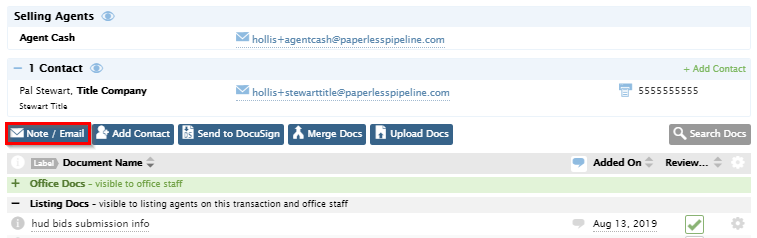 transactions paperless pipeline