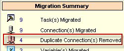 DTS xChange Migration Summary example