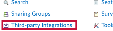 Identifies Third-party Integrations