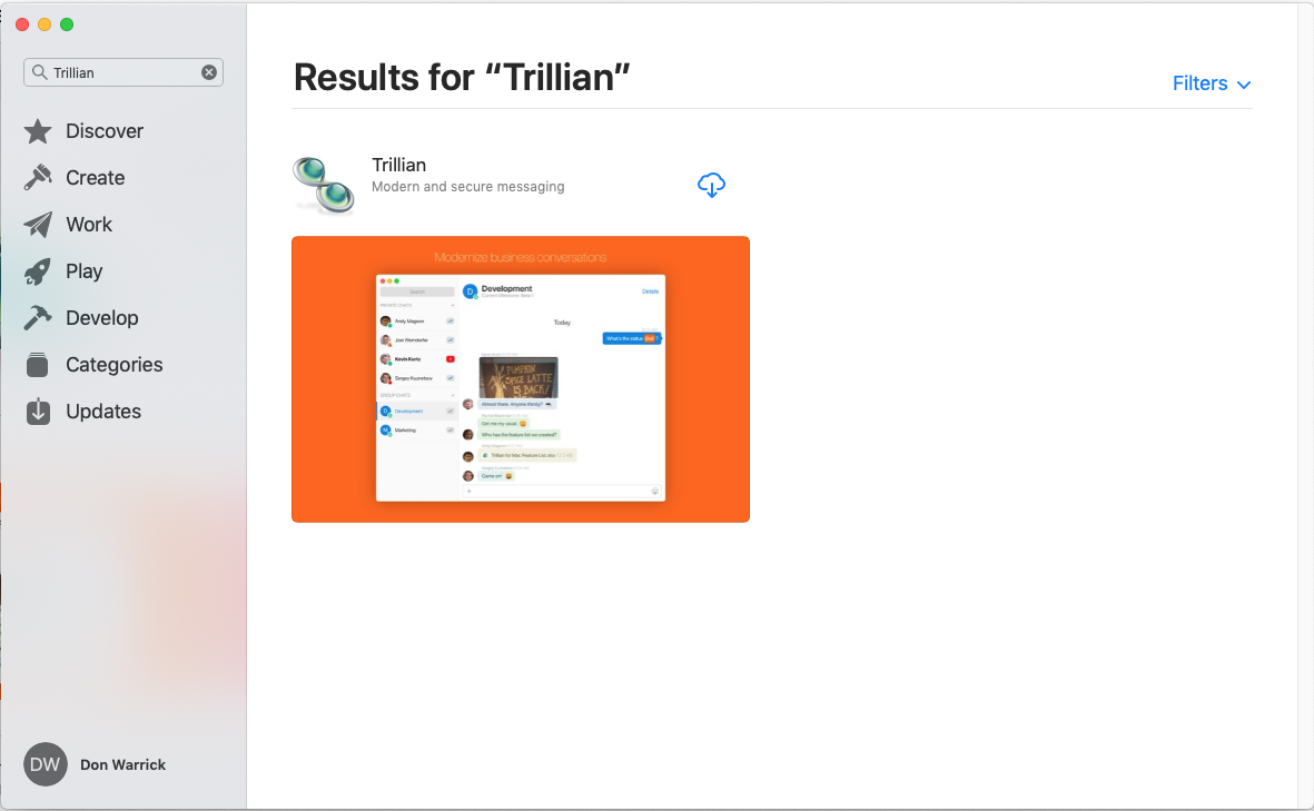 trillian instant messenger