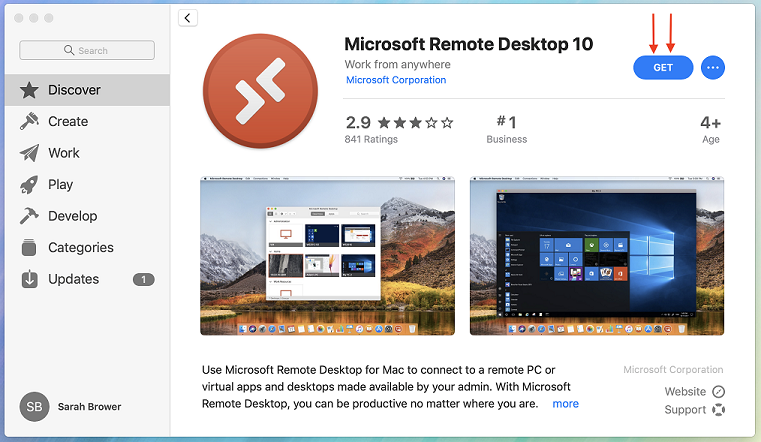 Microsoft Remote Desktop