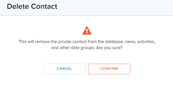 Delete Contact