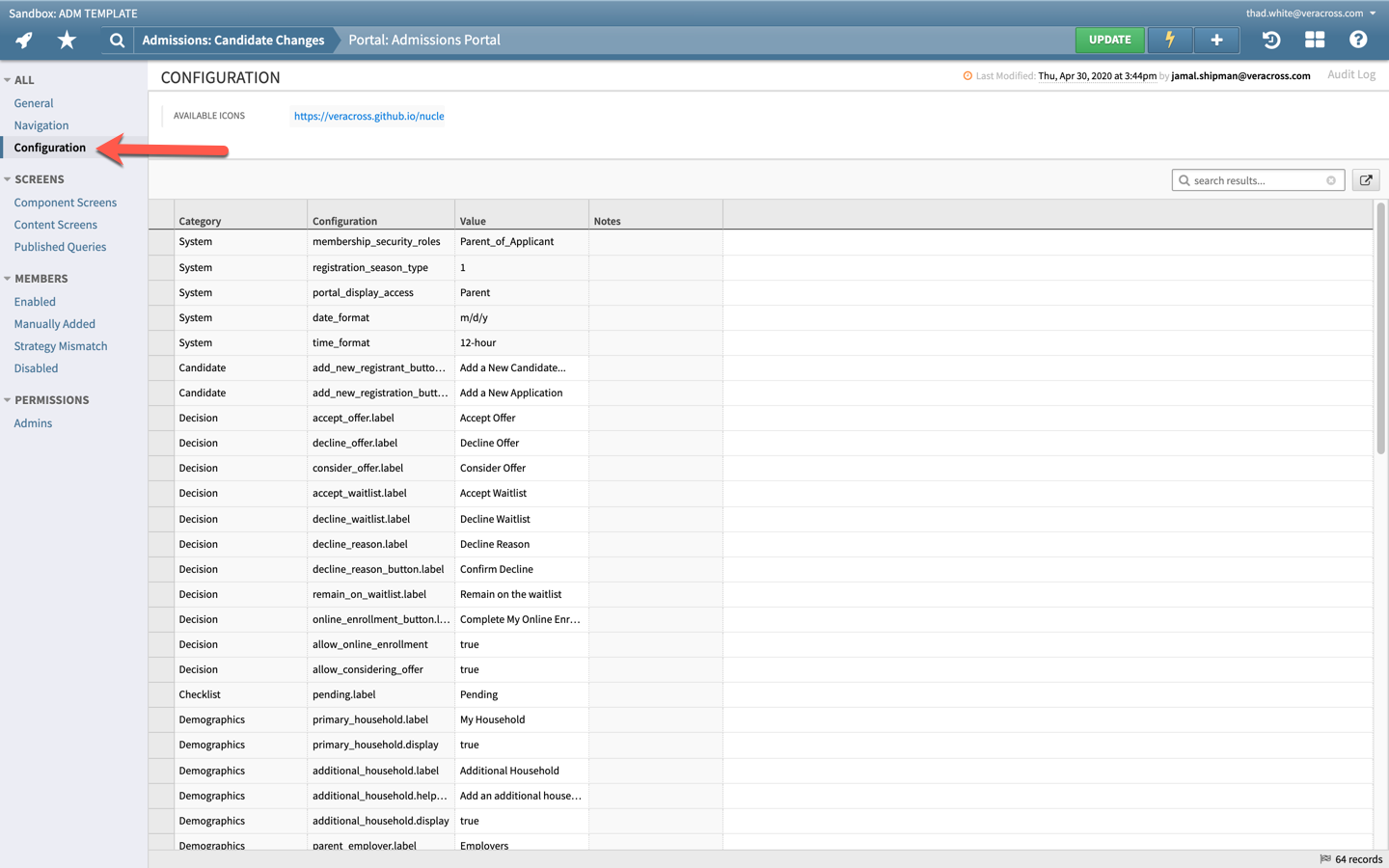 Admissions Portal Record Learn Veracross