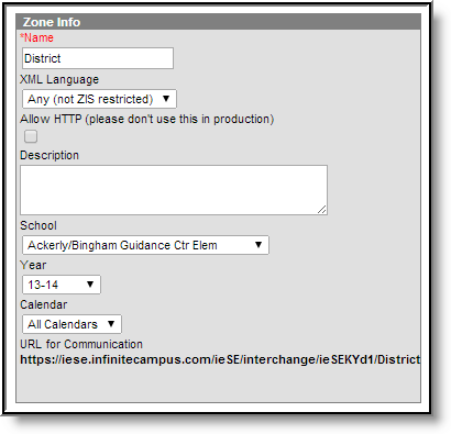 Screenshot of Zone Info Editor and Data Filtering Options.