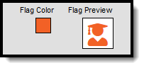 Screenshot of the Flag image and color