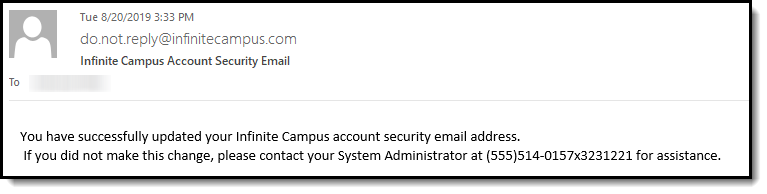 screenshot of the email you will receive once you confirm your email address