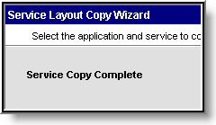 Screenshot of the confirmation message after running the wizard.