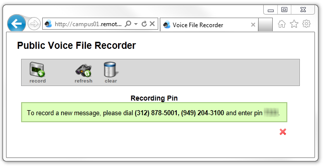 Screenshot of ShoutPoint Voice Recorder