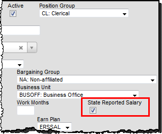 Screenshot highlighting the State Reported Salary field for New York.