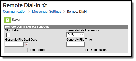 Screenshot of the Remote Dial-In tool.