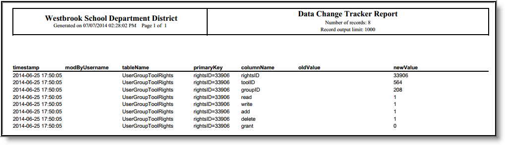 Screenshot of example PDF