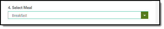 example of a dropdown question within a survey