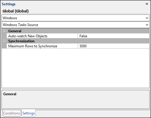Settings Pane Windows Task Source Global