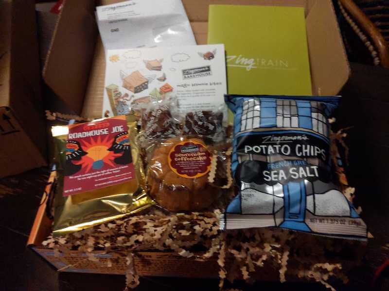 ZingTrain sent us Zingerman's treats to snack on during their Women with Vision event