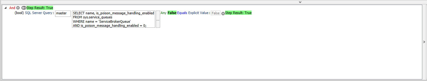 SQL Sentry Conditions List Evaluation Pane Results