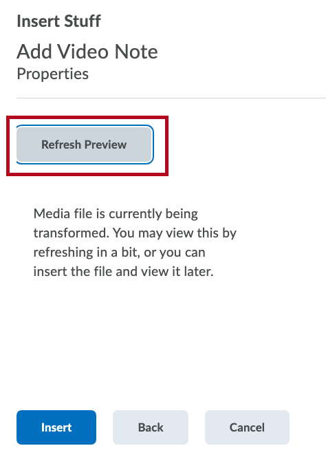 Identifies Refresh Preview button