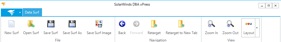 DBA xPress Data Surf Toolbar