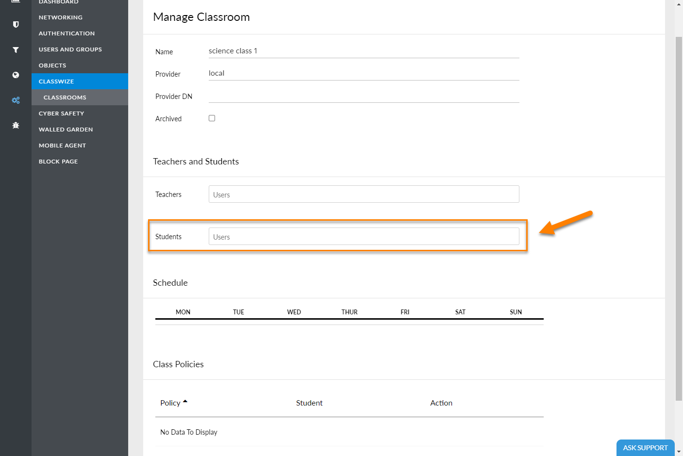 Configuring And Managing Classrooms | Linewize Help Center