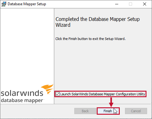 Completed Setup Wizard prompting you to select Finish to complete the installation.