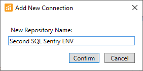 SQL Sentry Portal Add new Connection window
