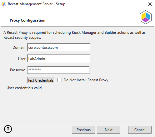 Right Click Tools Service Account Proxy Account Info