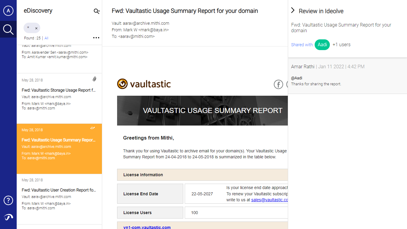Ensure compliance management with Vaultastic 4.6