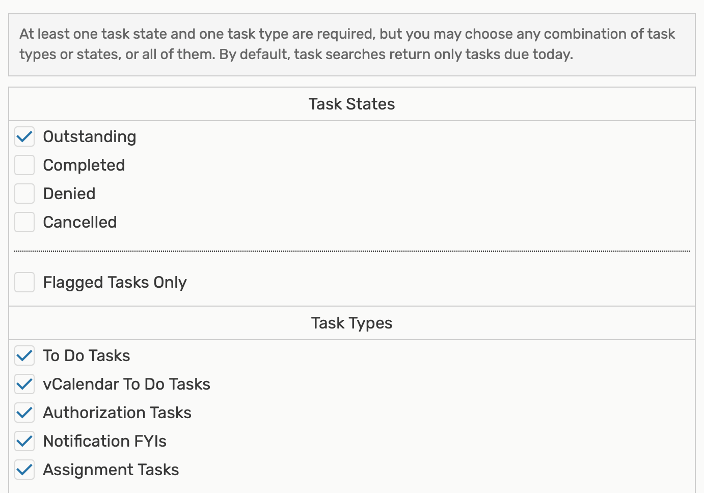 Checking states and types