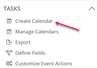 Create calendar link under Tasks
