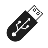 USB drive logo