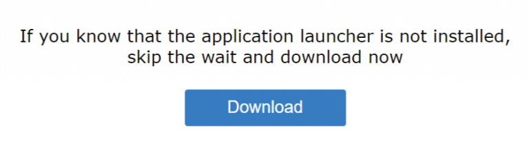 Pulse Secure Download button