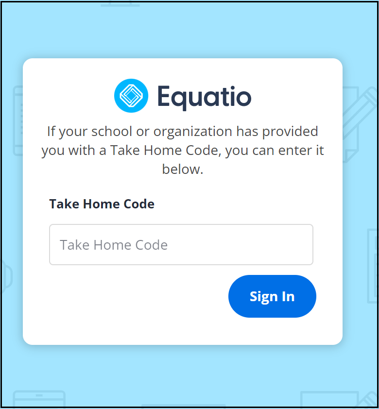 Take Home Code Entry
