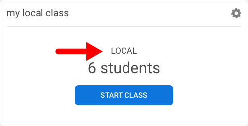 Classwize Local Class indicator