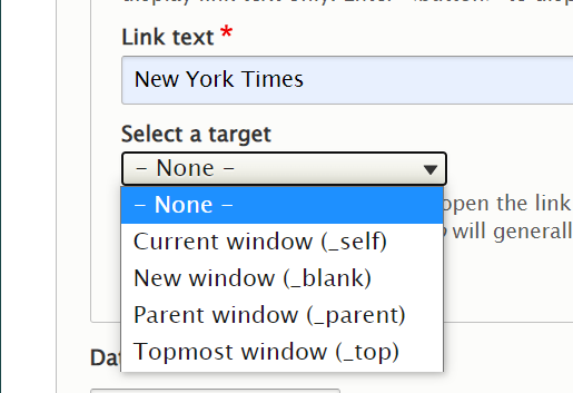 screenshot target options